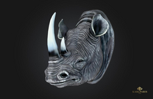 Rhino Reflection Painting – Wildlife Wall Art Decor