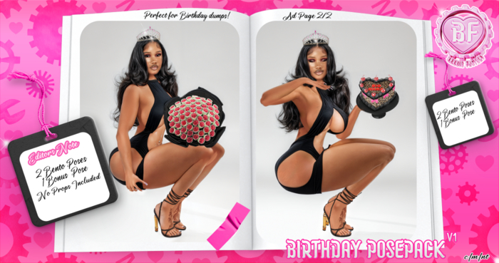BF; Birthday Posepack