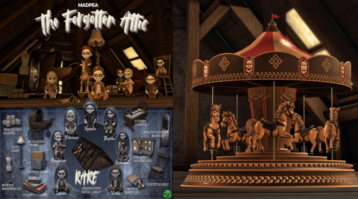 Second Life Marketplace - The Forgotten Attic - MadPea - Complete ...