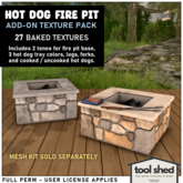 Tool Shed - Hot Dog Fire Pit Add-On Textures 