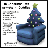 Oh Christmas Tree Armchair - Cuddles - Ever Green