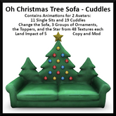 Oh Christmas Tree Sofa - Cuddles - Ever Green