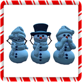 Snowman  See No Evil Hear No Evil Speak No Evil