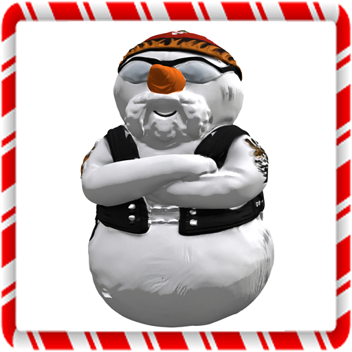 Snowman Biker