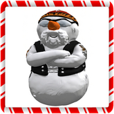 Snowman Biker