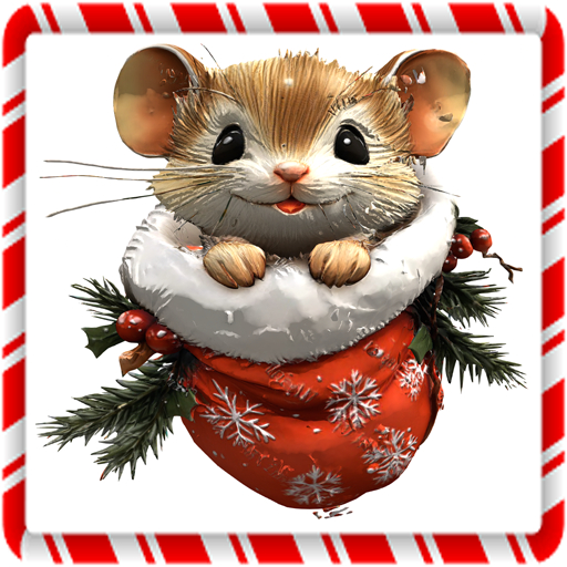 Christmas Mouse in Stocking