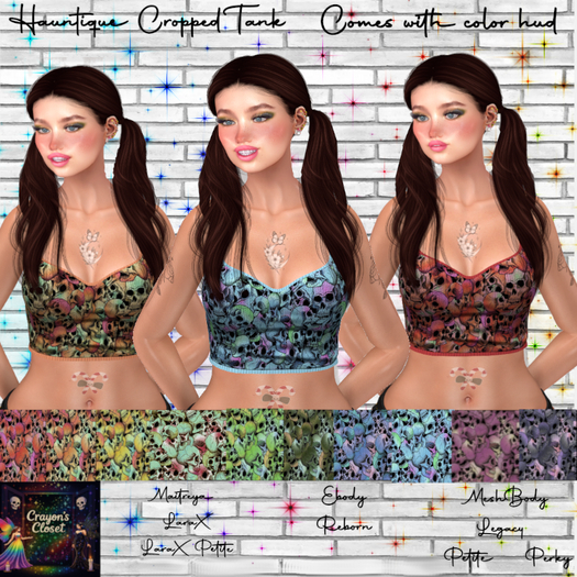 Hauntique Cropped Tank
