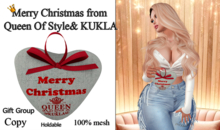 Merry Christmas from Queen Of Style& KUKLA