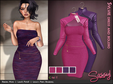 ~Sassy!~ Sylvie dress set - fuschia, purple