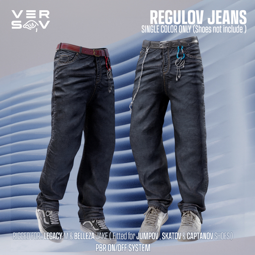 [ VERSOV ] REGULOV JEANS - SPRUCE