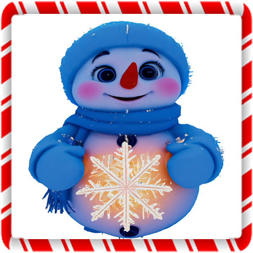 Snowman Gold Snowflake