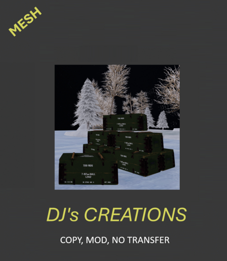 CREATE MILITARY AMMO BOX MESH 