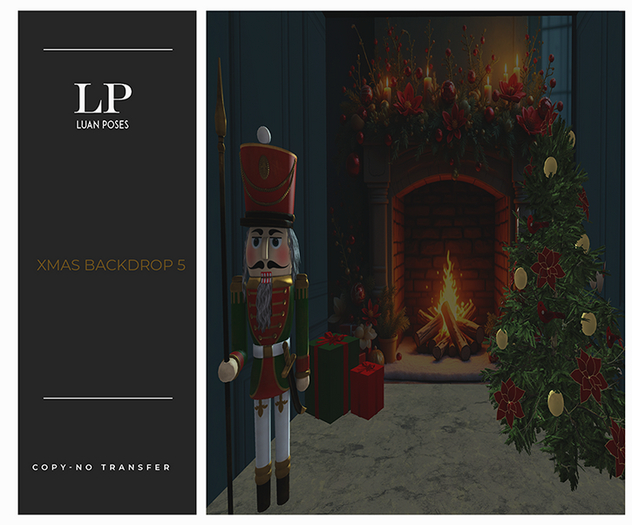 Luan Poses Xmas Backdrop 5