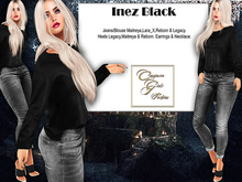 !CGF-*Inez Black* Jeans/Top Outfit