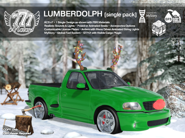 [777] LUMBERDOLPH - Fresh Green (Add)