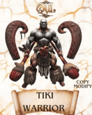 [QUL] Tiki Warrior *Quilombo Historical Decor*