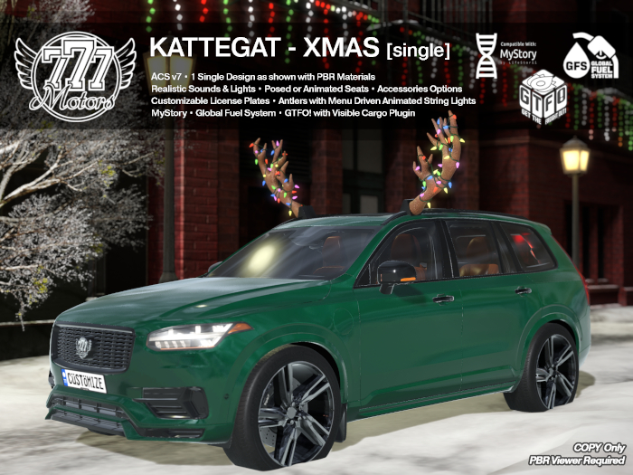 [777] KATTEGAT - [XMAS/Pine Green] (Add)