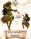 [QUL]Polynesian Woman *Quilombo Historical Decor*
