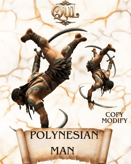 [QUL] Polynesian Man  *Quilombo Historical Decor*