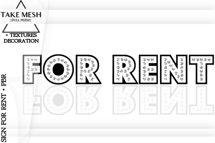 ! TakeMesh -SIGN FOR RENT + PBR