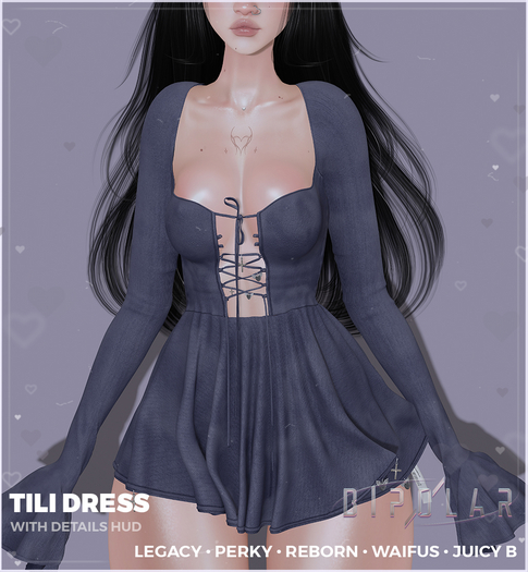 Bipolar - Tili Dress - Blue Graphite