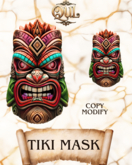 [QUL] Tiki Mask *Quilombo Historical Decor*