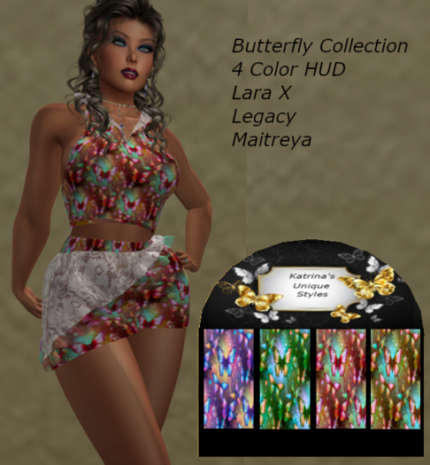 Butterfly Collection Top & Skirt
