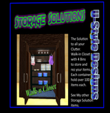 Walk-in Closet Storage Solutions
