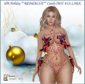 !dM Holiday **RED&BLUE** Candy (BOX #1A LARA)