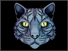 T-3D Creations [ Cyber Cat Head ] Mesh - Full Perm