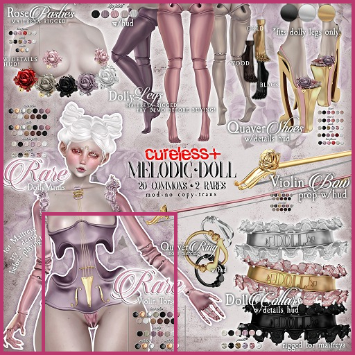 CURELESS[+] Melodic Doll / Violin Torso / RARE