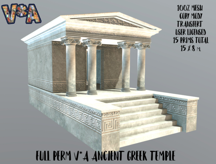 FULL PERM V*A ANCIENT GREEK TEMPLE