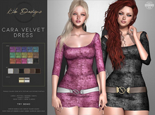 KiB Designs - Cara Velvet Dress FATPACK