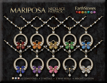 EarthStones Mariposa Necklace ~ Fatpack