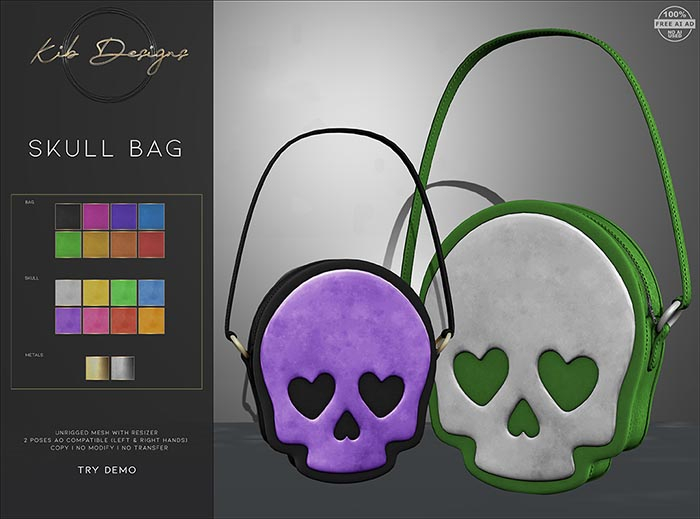 KiB Designs - Skull Bag FATPACK