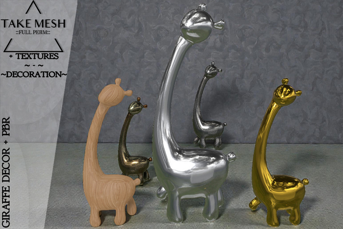 [TAKE MESH] Giraffe Mesh