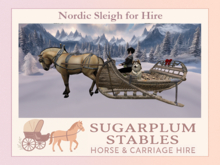*Sugarplum Stables* Nordic Sleigh-ride for Hire