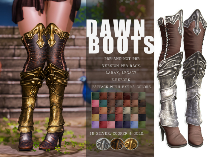 UNA. DawnBoots BrownSilver