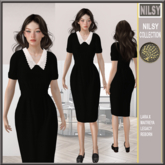 WHITE COLLAR DRESS