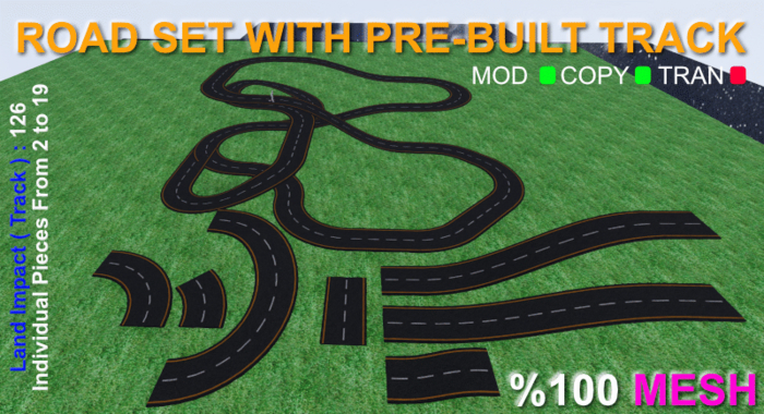 ROADS Set 2025 With Pre-Built Track