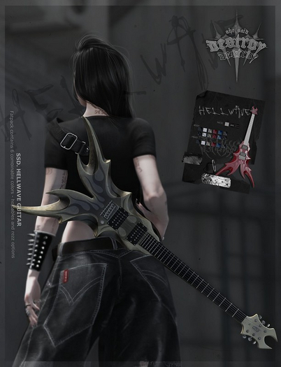 SSD. Hellwave Guitar - Fatpack
