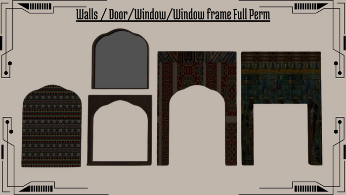 Walls / Door/Window/Window frame Full Perm