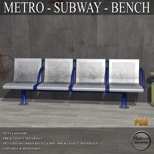[MLF] METRO BENCH - PBR