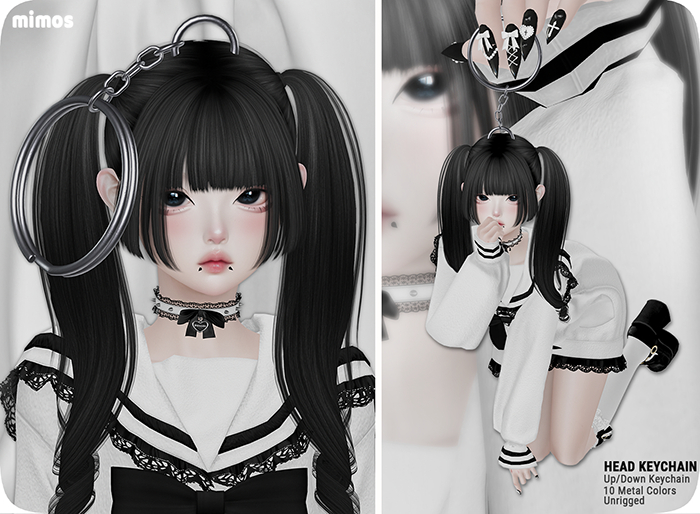 Mimos - Head Keychain