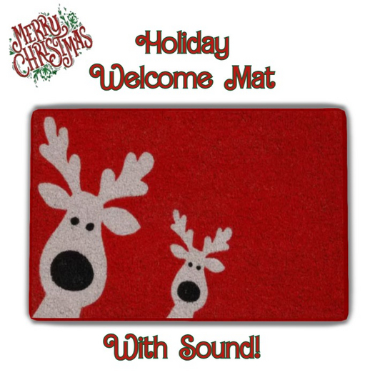 Peeking Rudolph - Christmas Welcome Mat (ADD)