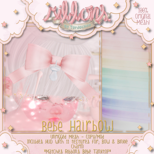 {Ribbons} Bebe Hairbow {Box}