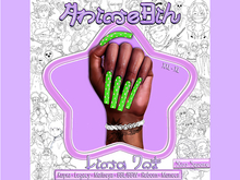 AnimeBih- Lima Dot Set' Slim Square Nails