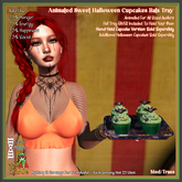 [SP] MyStory Sweet Halloween Cupcakes Tray - Bats