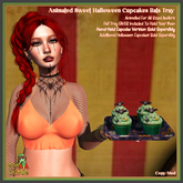 [SP] Sweet Halloween Cupcakes Tray - Bats