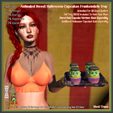 [SP] MyStory Sweet Halloween Cupcakes Tray - Frankensteins